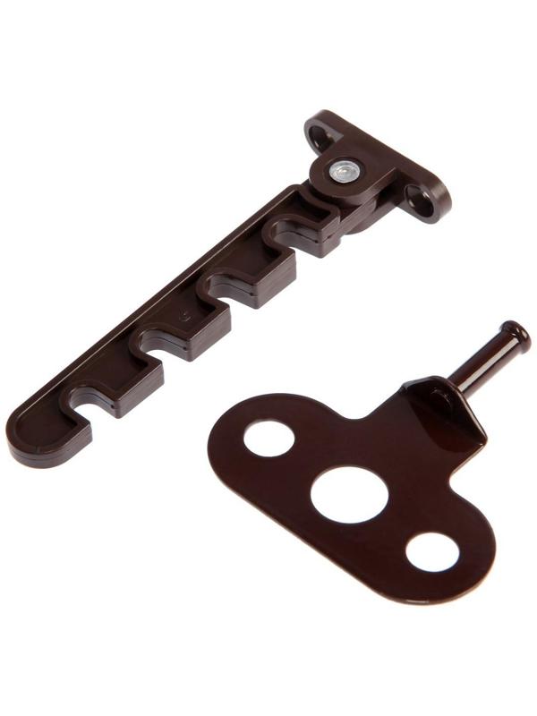 Ограничитель открывания 4-х позиционный, коричневый