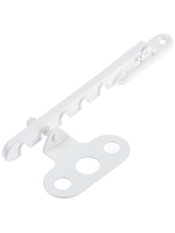 Ограничитель открывания белый металл, 5-х позиционный РП 623