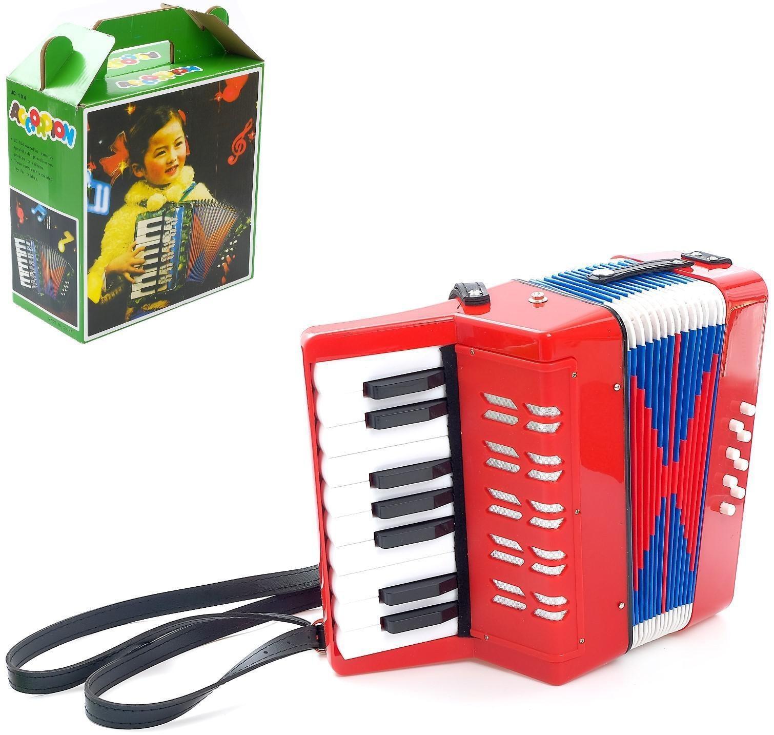 Игрушка музыкальная «Аккордеон», цвета МИКС