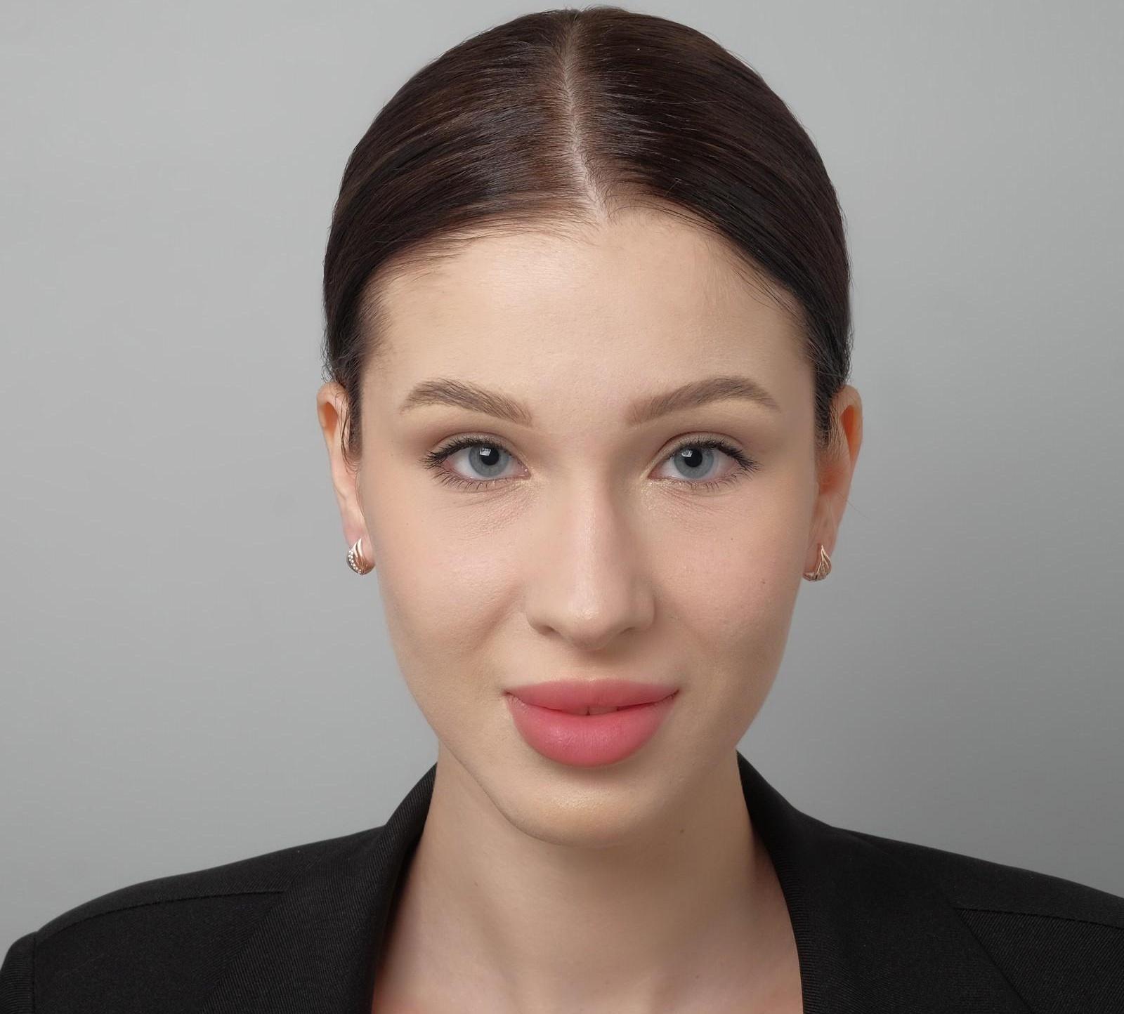 Серьги со стразами 