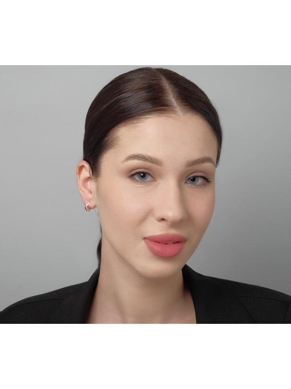 Серьги со стразами 