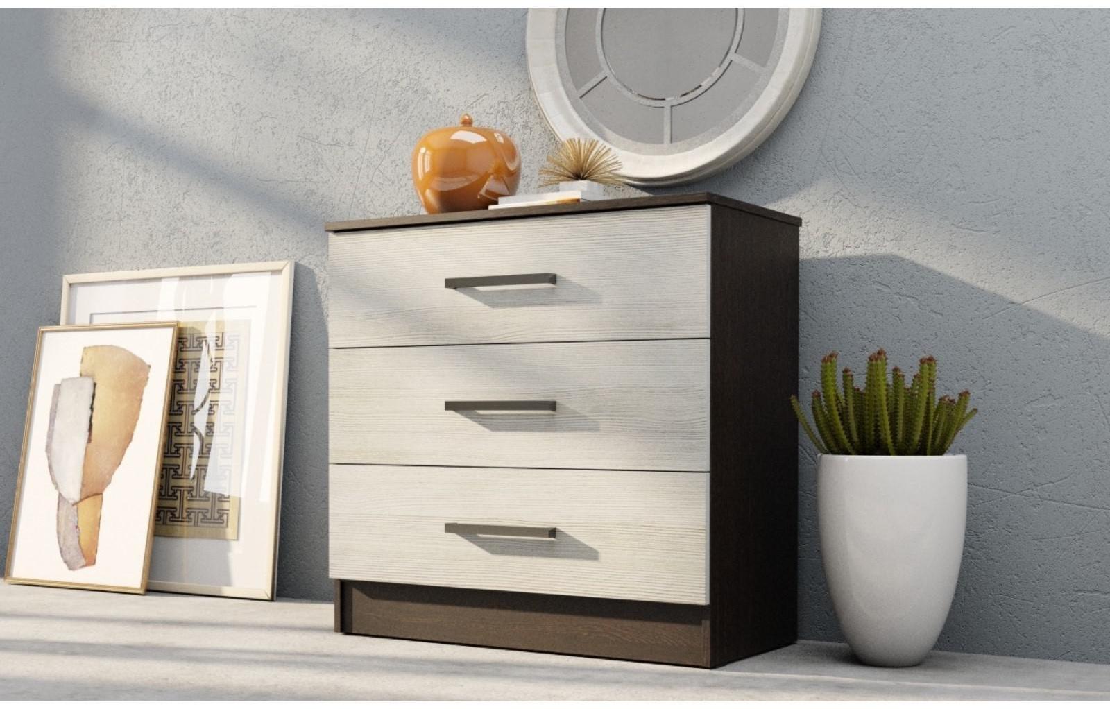 Комод Адель 820х405х800 Венге/Сосна Лоредо