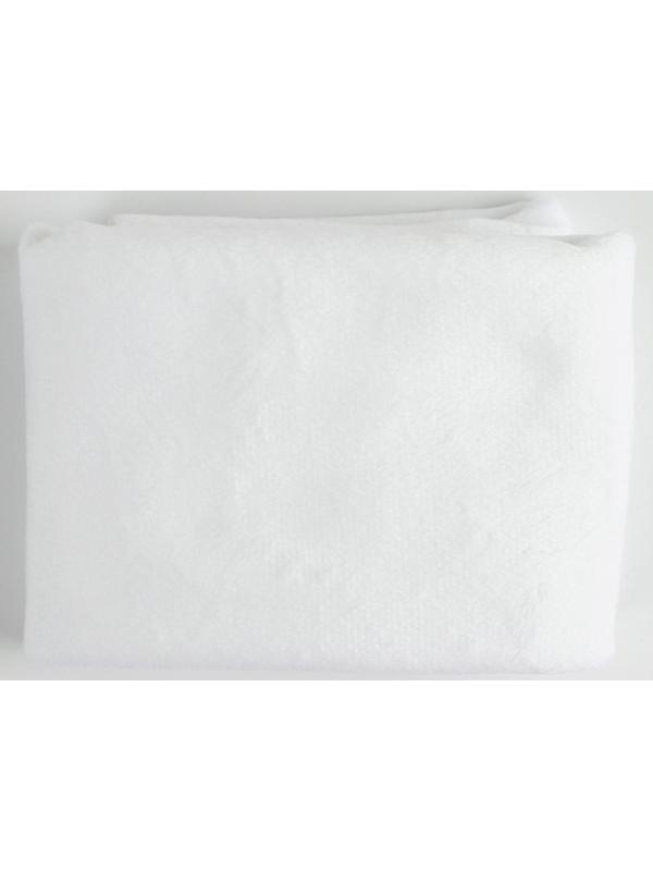 Отрез для рукоделия, плюш, цвет белый, 53 × 50 см