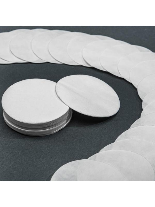 Фильтры d 55 мм, синяя лента, марка ФМ, медленной фильтрации, набор 100 шт