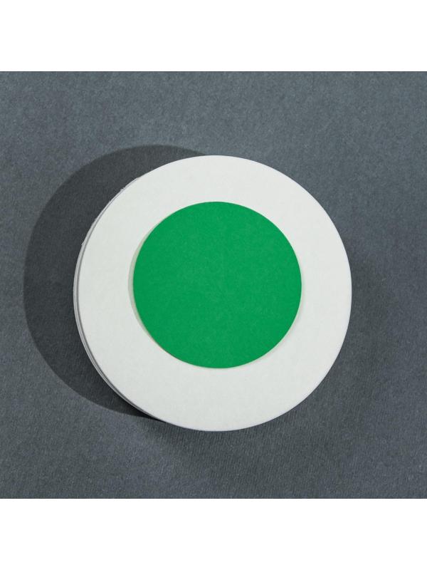 Фильтры d 90 мм, зелёная лента, марка ФММ, очень медленной фильтрации, набор 100 шт