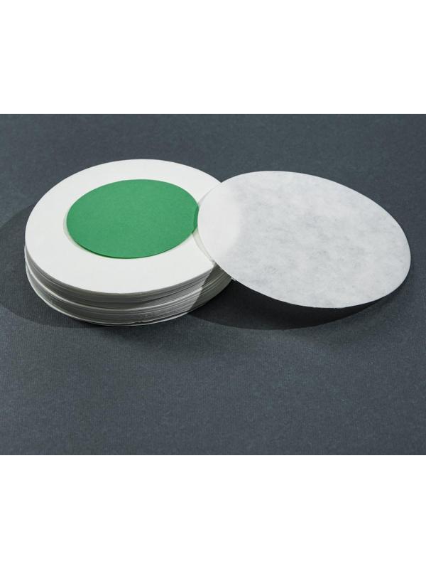 Фильтры d 90 мм, зелёная лента, марка ФММ, очень медленной фильтрации, набор 100 шт