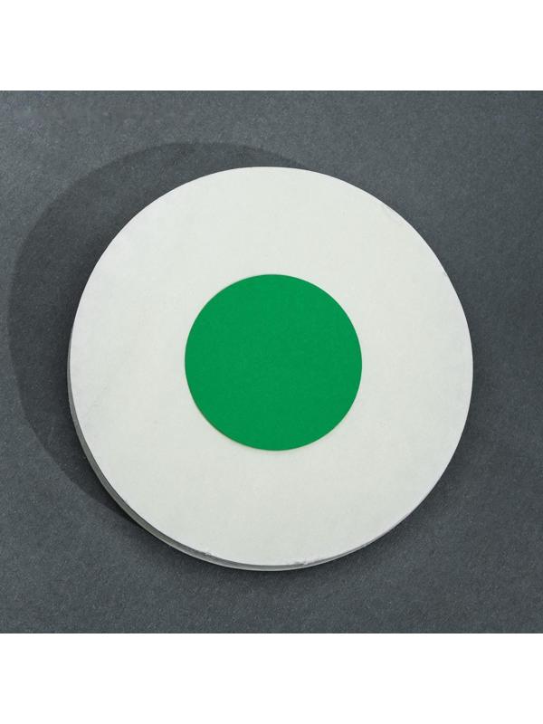 Фильтры d 125 мм, зелёная лента, марка ФММ, очень медленной фильтрации, набор 100 шт