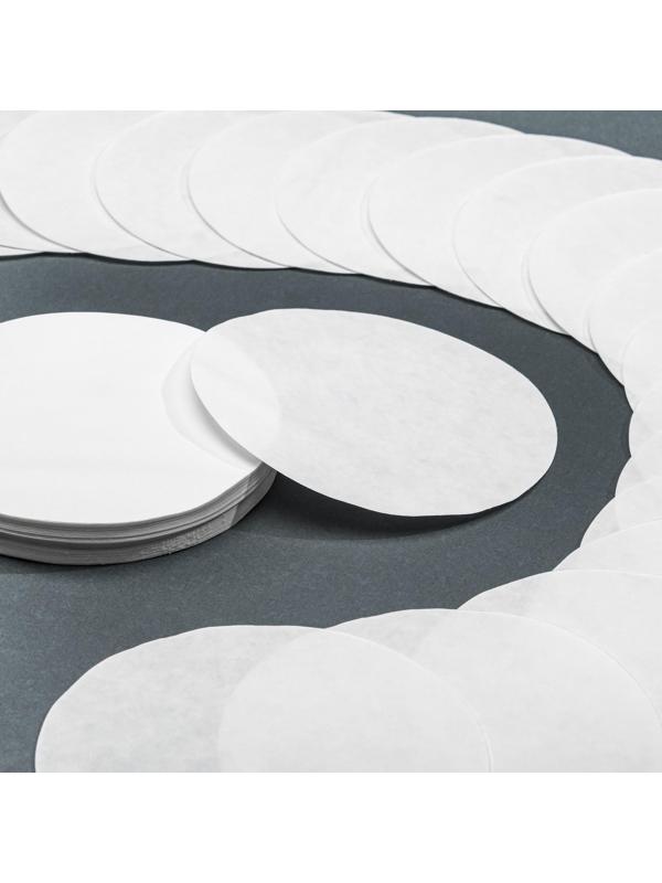 Фильтры d 125 мм, зелёная лента, марка ФММ, очень медленной фильтрации, набор 100 шт