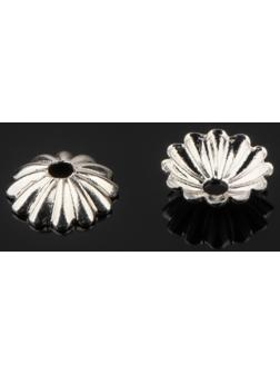 Шапочки для бусин посеребрение (набор 10шт) 