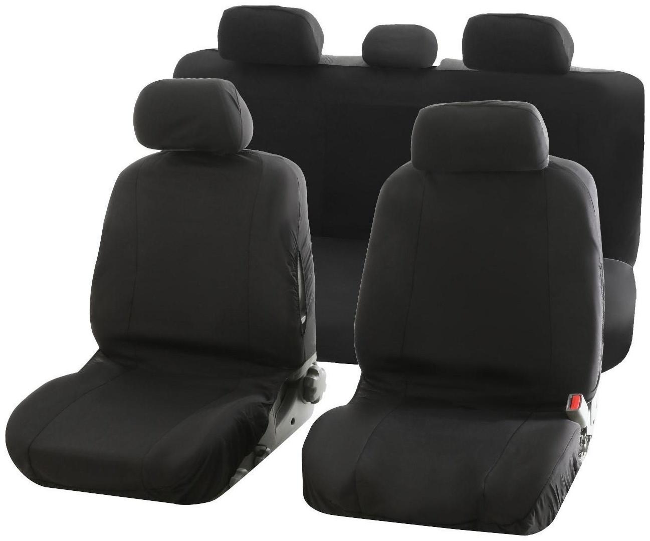 Авточехлы C2R, универсальные, черные TY1637