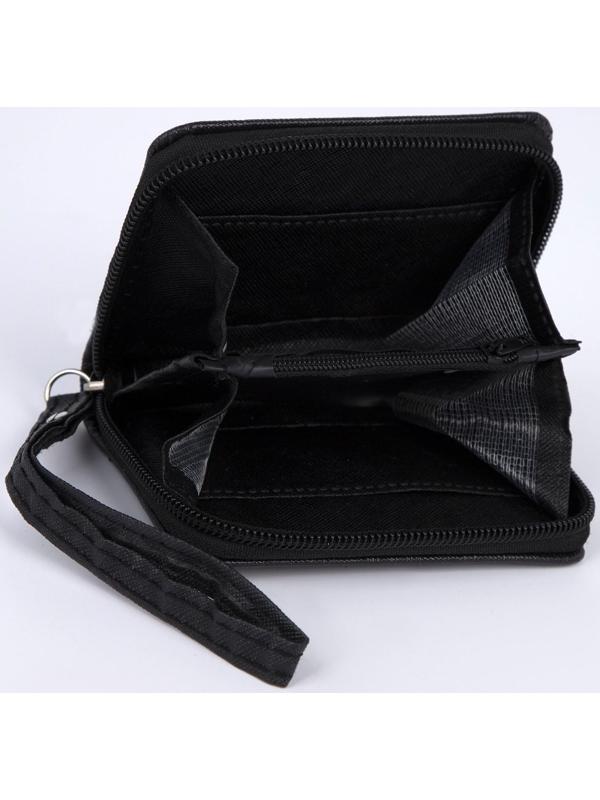 Кошелёк молодёжный «Твои возможности безграничны» 10х8.5х2 см, чёрный