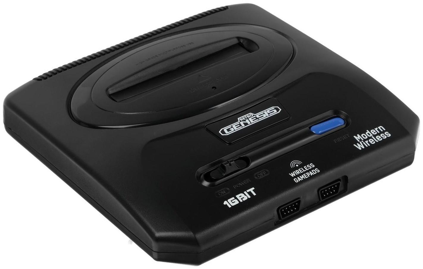 Игровая приставка Sega Retro Genesis Modern Wireless,16 Bit, 2 беспр. джойст.,170 игр,черная