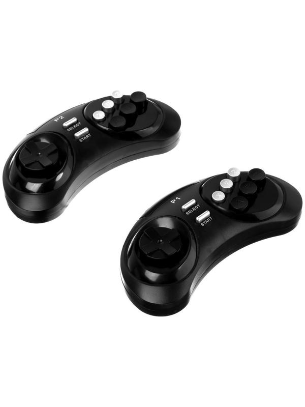 Игровая приставка Sega Retro Genesis Modern Wireless,16 Bit, 2 беспр. джойст.,170 игр,черная