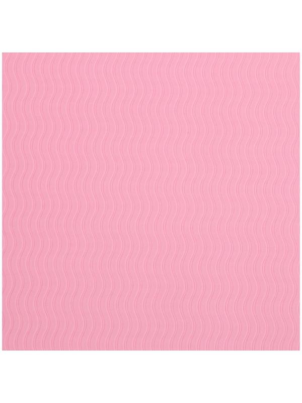 Коврик для йоги, 183 х 61 х 0,6 см, двухцветный, цвет розовый