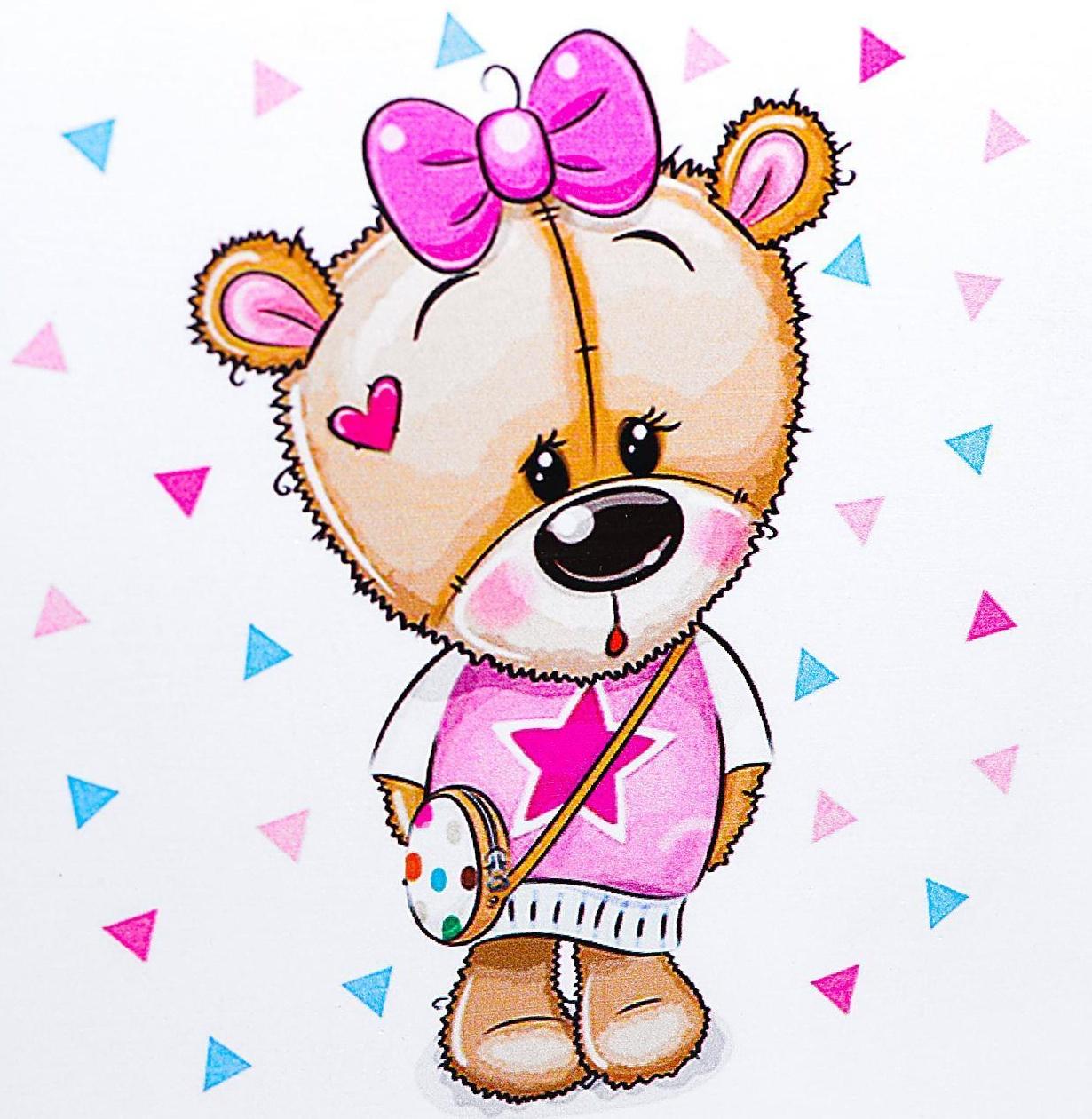 Кровать «Кокетка» серия «Мишутки»