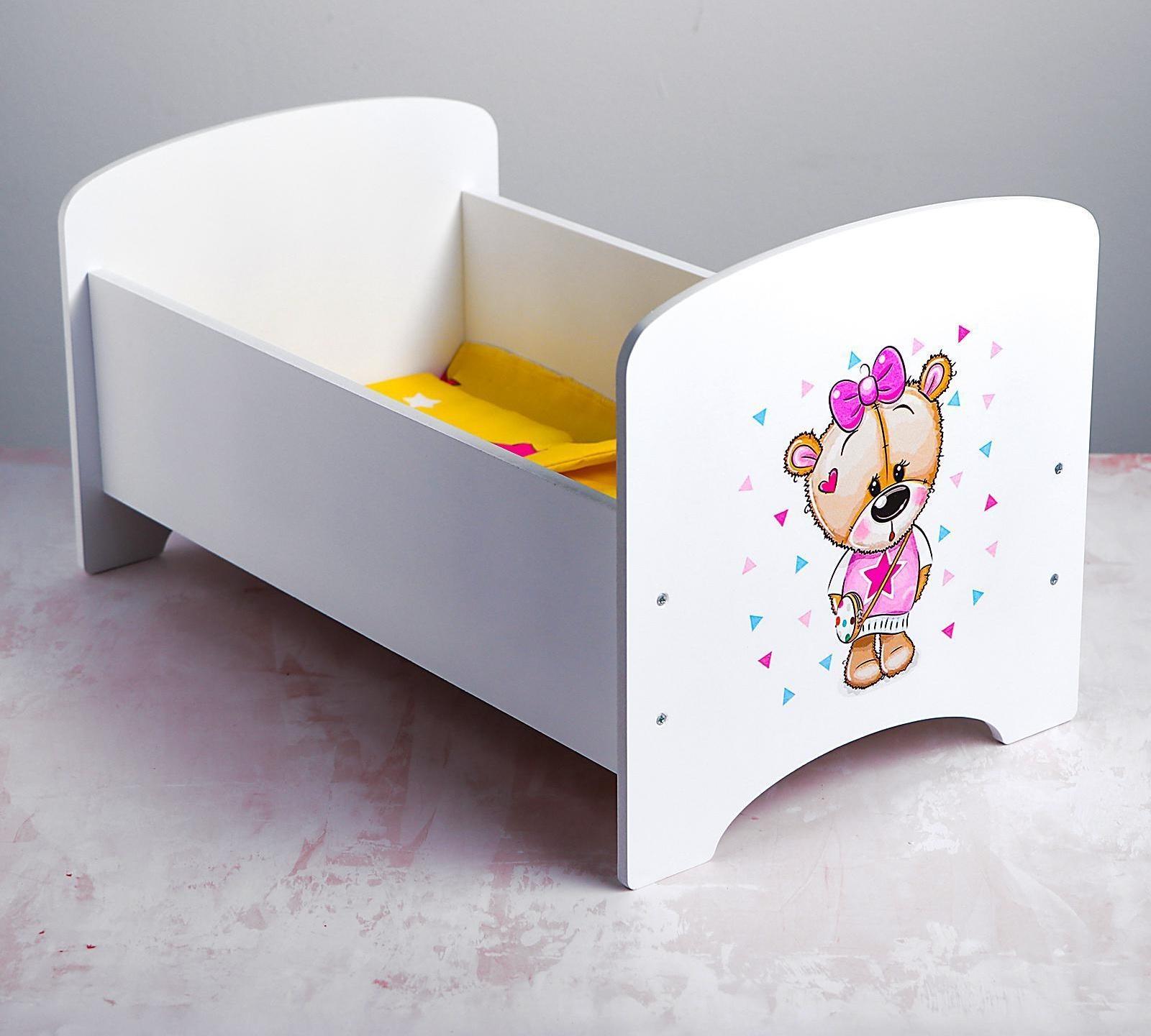 Кровать «Кокетка» серия «Мишутки»