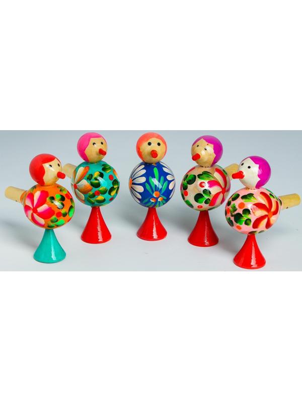 Птичка-свистулька, цвет МИКС