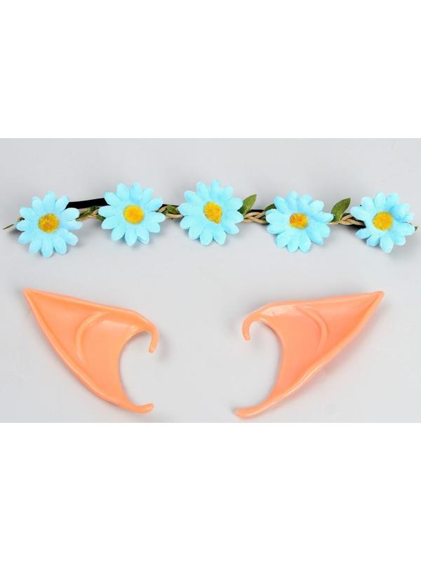 Карнавальный набор «Эльфийка», венок, уши