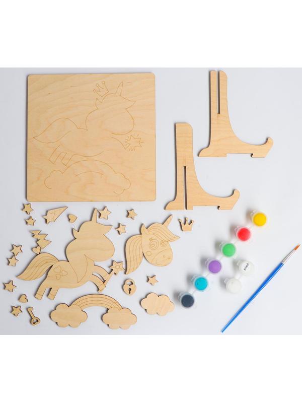 3D картина «Единорог» 20×20×4 см