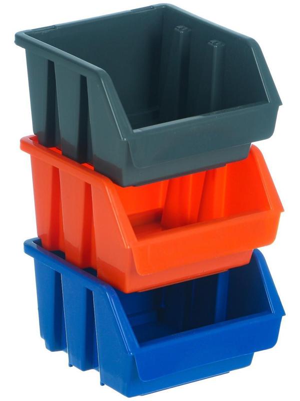 Лоток для метизов №1, 115х115х75 мм, синий