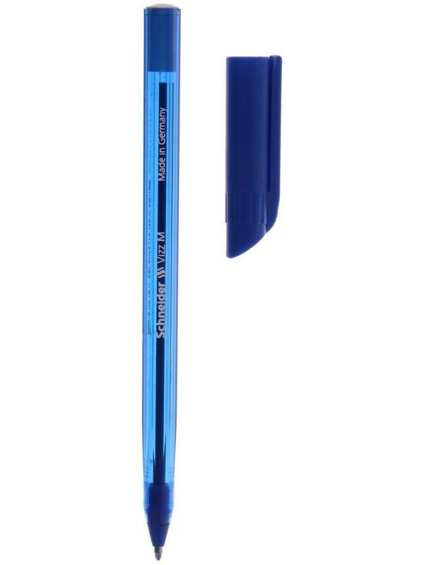 Ручка шариковая Schneider Vizz M, узел 1,0мм, синяя 102203