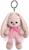 Мягкая игрушка-брелок «Зайка Ми в розовой юбке и с бантиком», 14 см
