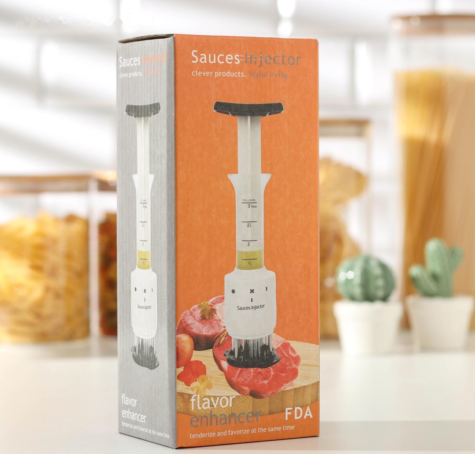 Тендерайзер для мяса 2 в 1 Magistro: отбивание мяса + шприц с маринадом