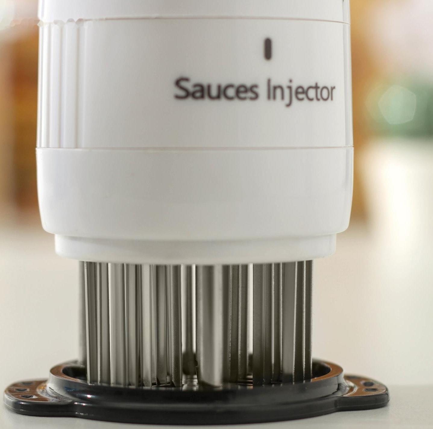 Тендерайзер для мяса 2 в 1 Magistro: отбивание мяса + шприц с маринадом