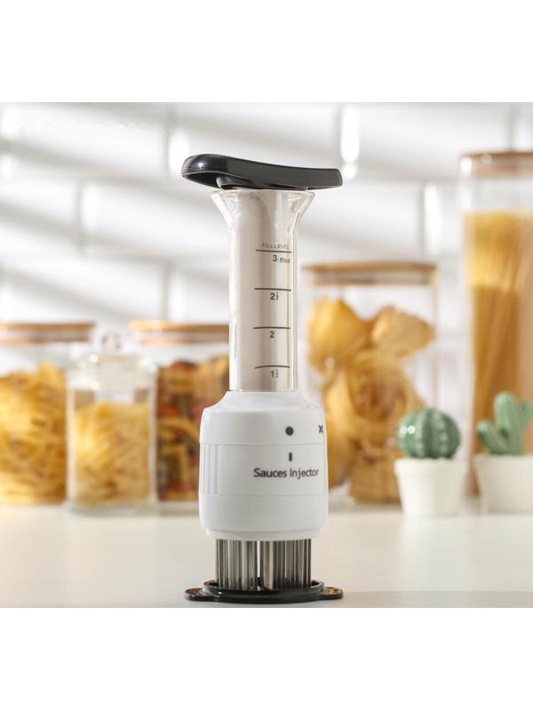 Тендерайзер для мяса 2 в 1 Magistro: отбивание мяса + шприц с маринадом