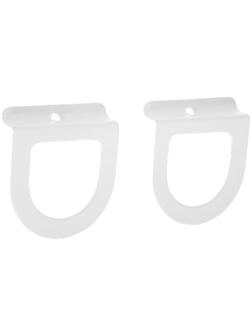 Ручка москитной сетки, металл, белая, 2 шт.