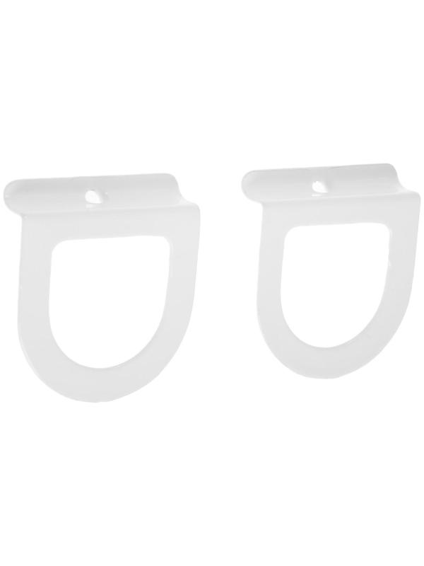 Ручка москитной сетки, металл, белая, 2 шт.