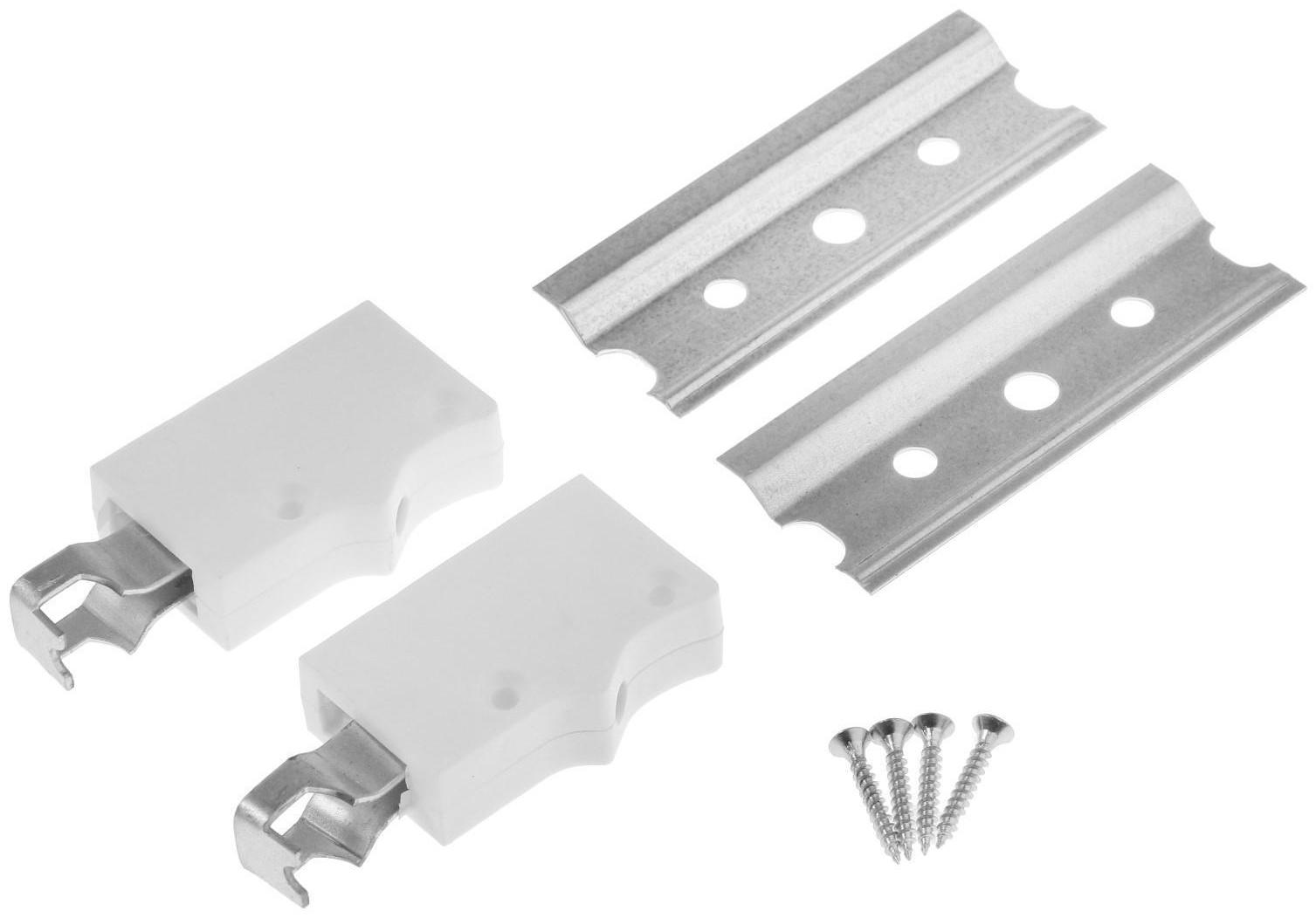 Комплект для навески шкафов, 64 кг, белый