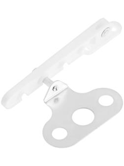 Ограничитель оконный для ПВХ белый, цинк