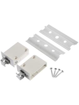 Комплект для навески шкафов 125 кг, белый