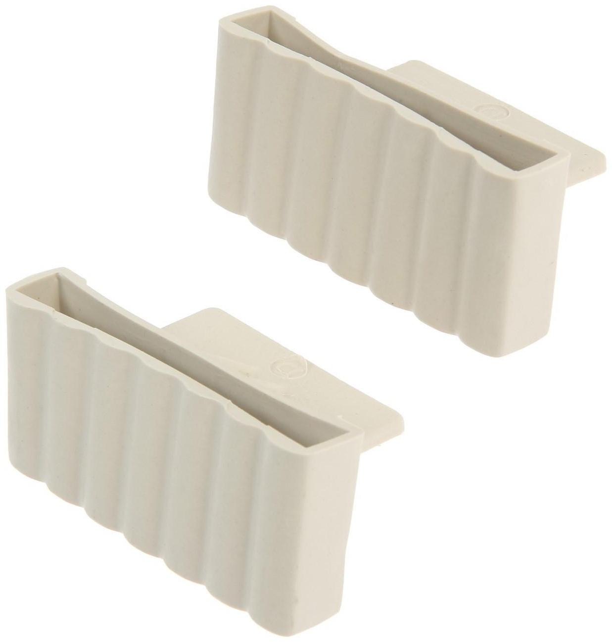 Латодержатель для деревянного каркаса ЛДП 64-2, белый, 2 шт.