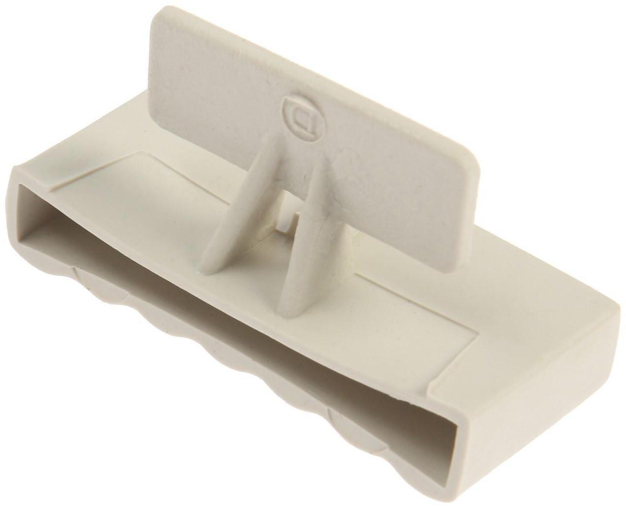 Латодержатель для деревянного каркаса ЛДП 64-2, белый, 2 шт.