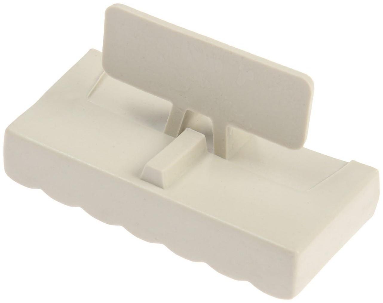 Латодержатель для деревянного каркаса ЛДП 64-2, белый, 2 шт.