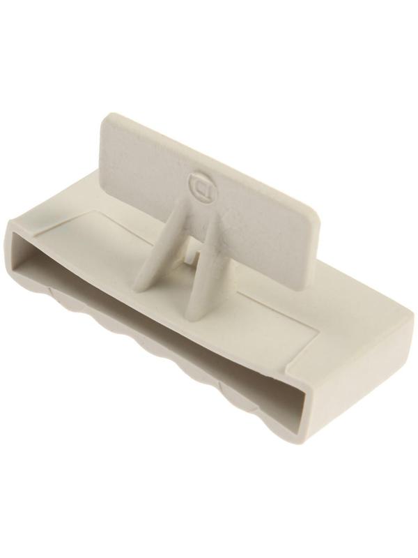 Латодержатель для деревянного каркаса ЛДП 64-2, белый, 2 шт.