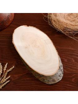 Спил осины, косой, 35х16 ±2см