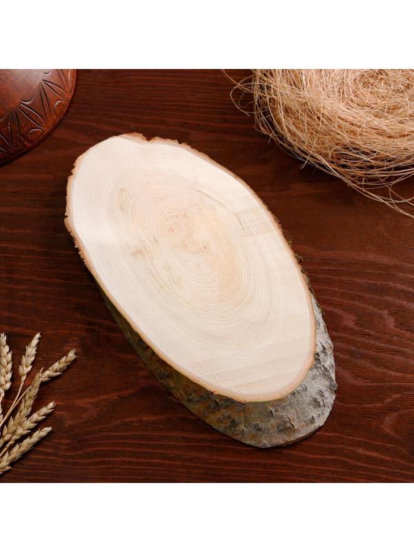 Спил осины, косой, 35х16 ±2см