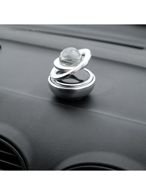 Аксессуар на панель, гравитационные кольца, вращается от солнца, серебро