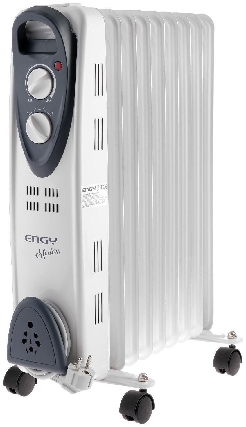 Обогреватель ENGY EN- 2209 Modern, масляный, 2000 Вт, 9 секций, 25 м², белый