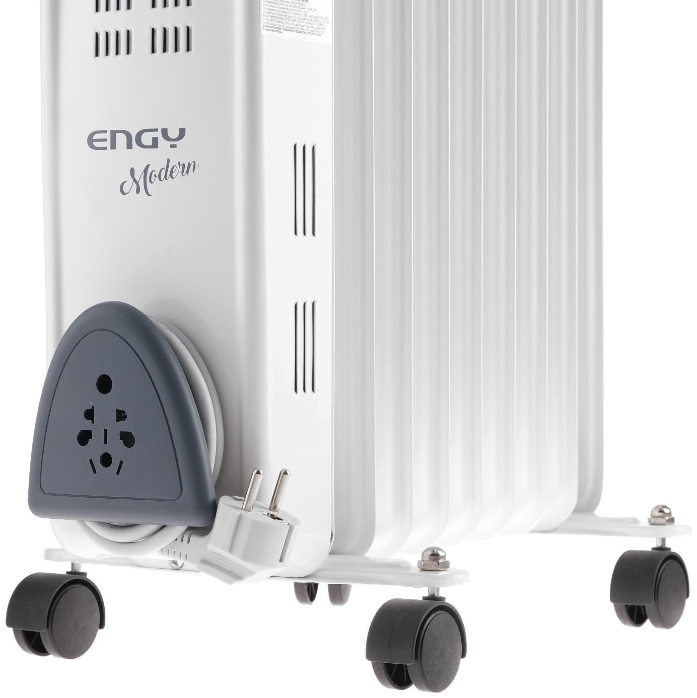 Обогреватель ENGY EN- 2209 Modern, масляный, 2000 Вт, 9 секций, 25 м², белый