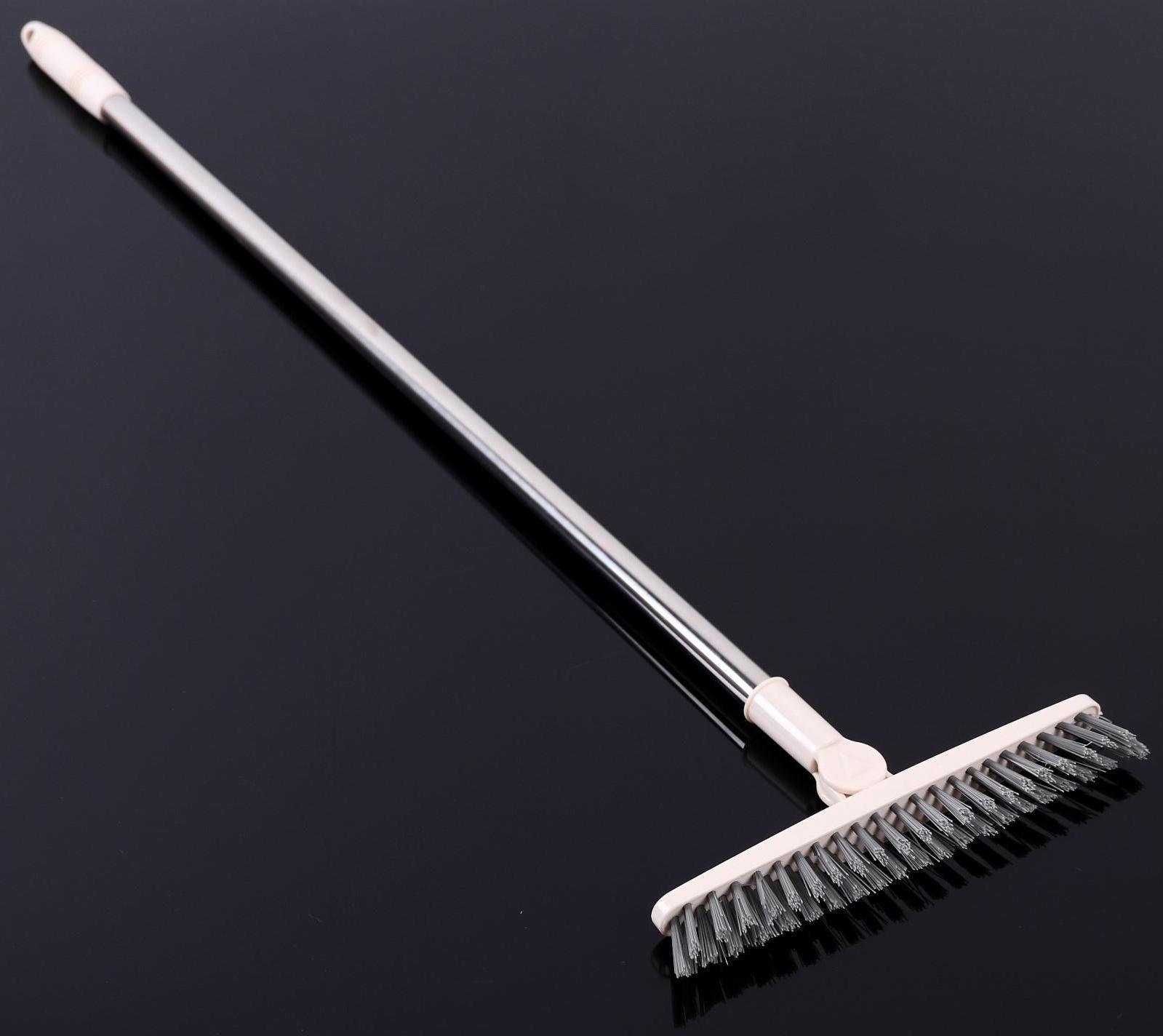 Щётка для подметания пола с поворотной насадкой Доляна, 17×8×114 см