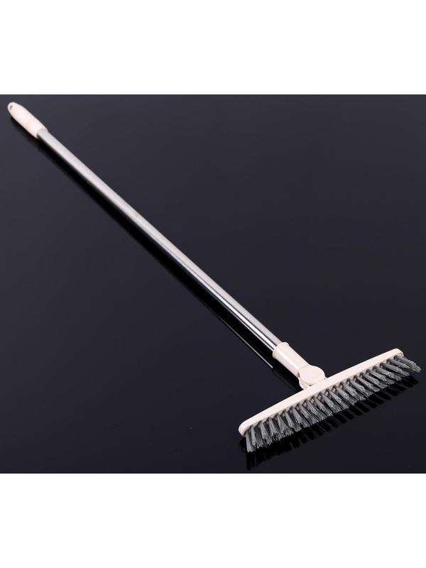 Щётка для подметания пола с поворотной насадкой Доляна, 17×8×114 см