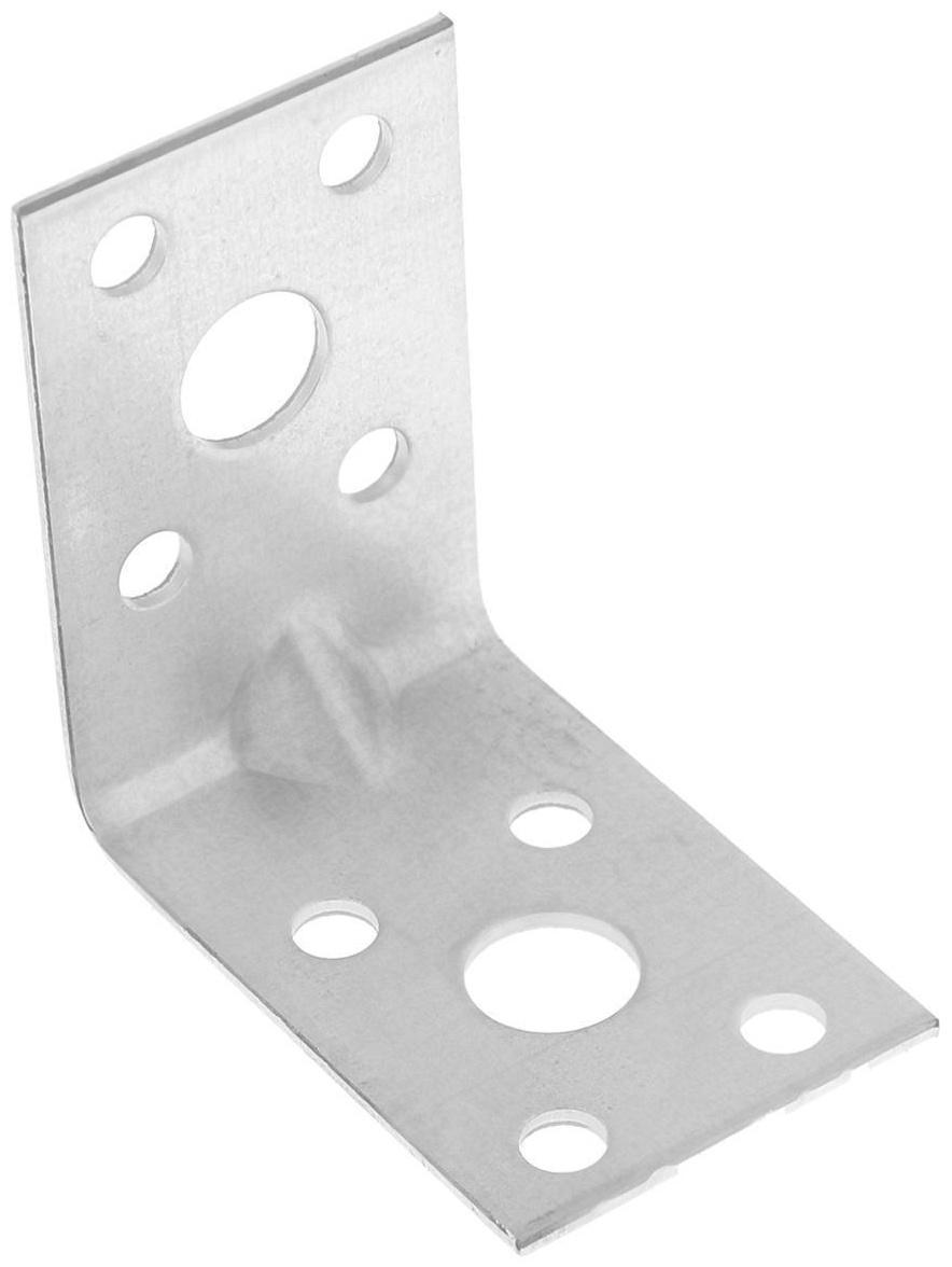 Уголок крепежный усиленный ТУНДРА krep, 45х45х30х1.5 мм, в упаковке 100 шт.