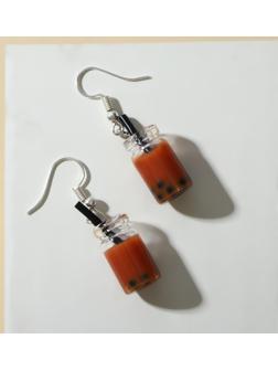 Серьги пластик 