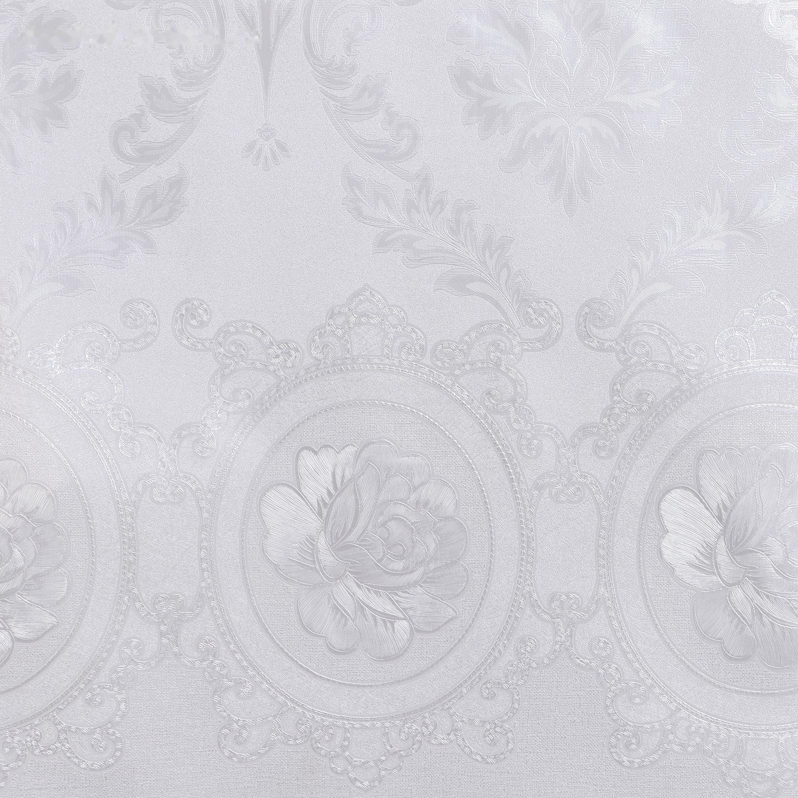 Клеёнка столовая на тканевой основе, ширина 137 см, рулон 20 метров, цвет белый