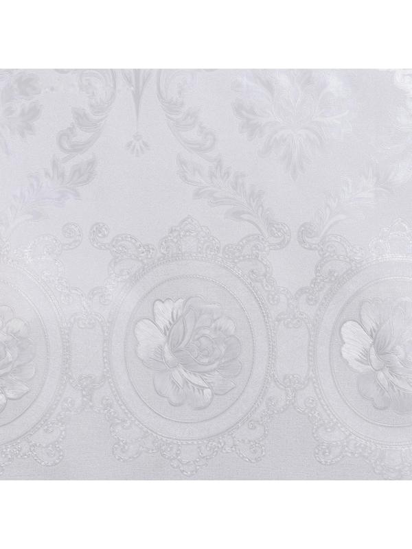 Клеёнка столовая на тканевой основе, ширина 137 см, рулон 20 метров, цвет белый