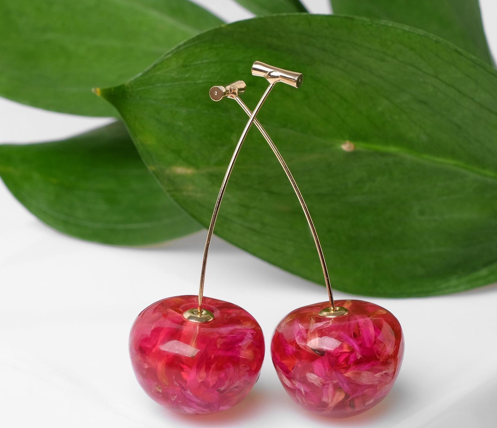 Серьги пластик 